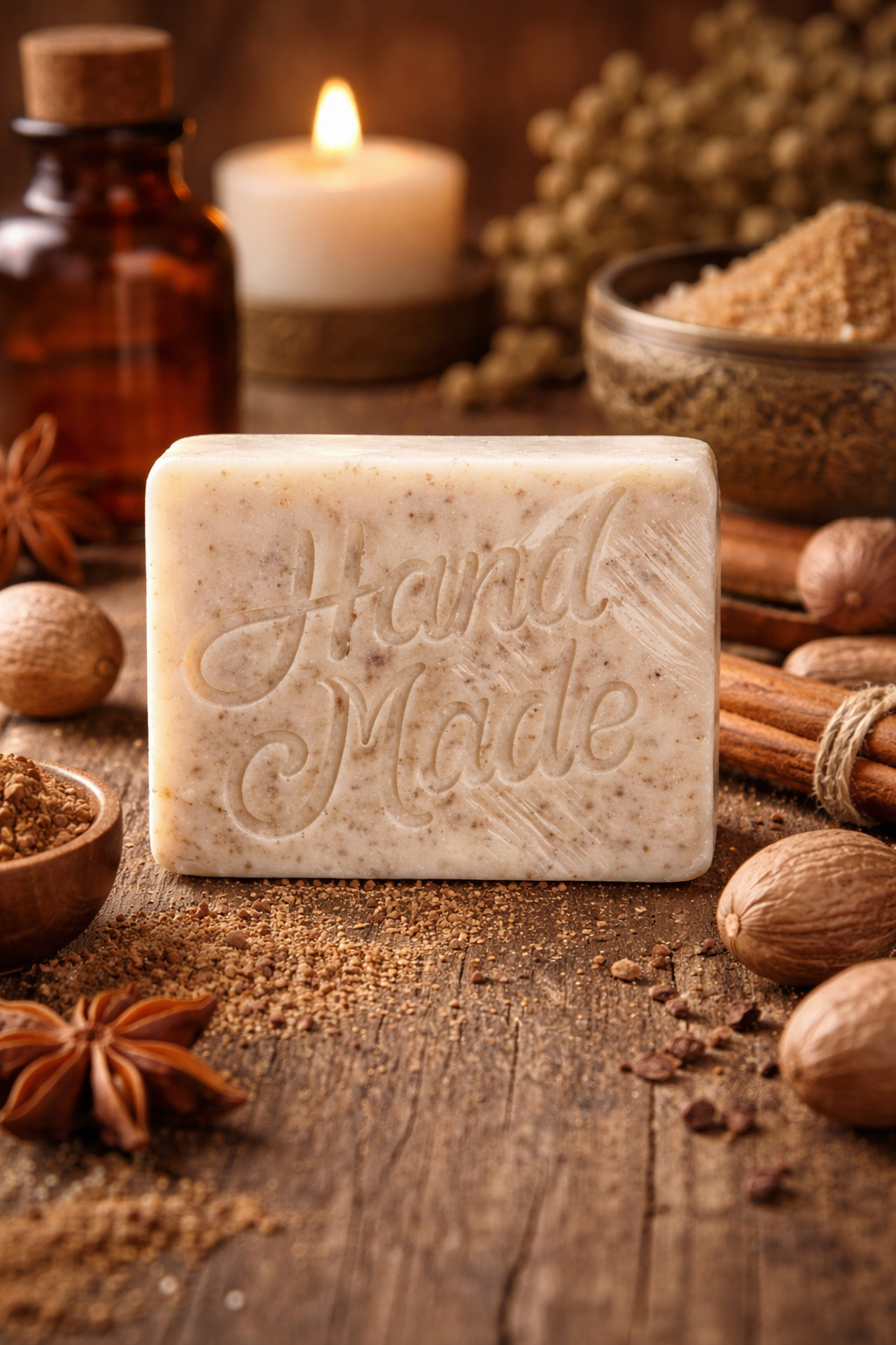 Nutmeg Vanilla Goat Milk Soap